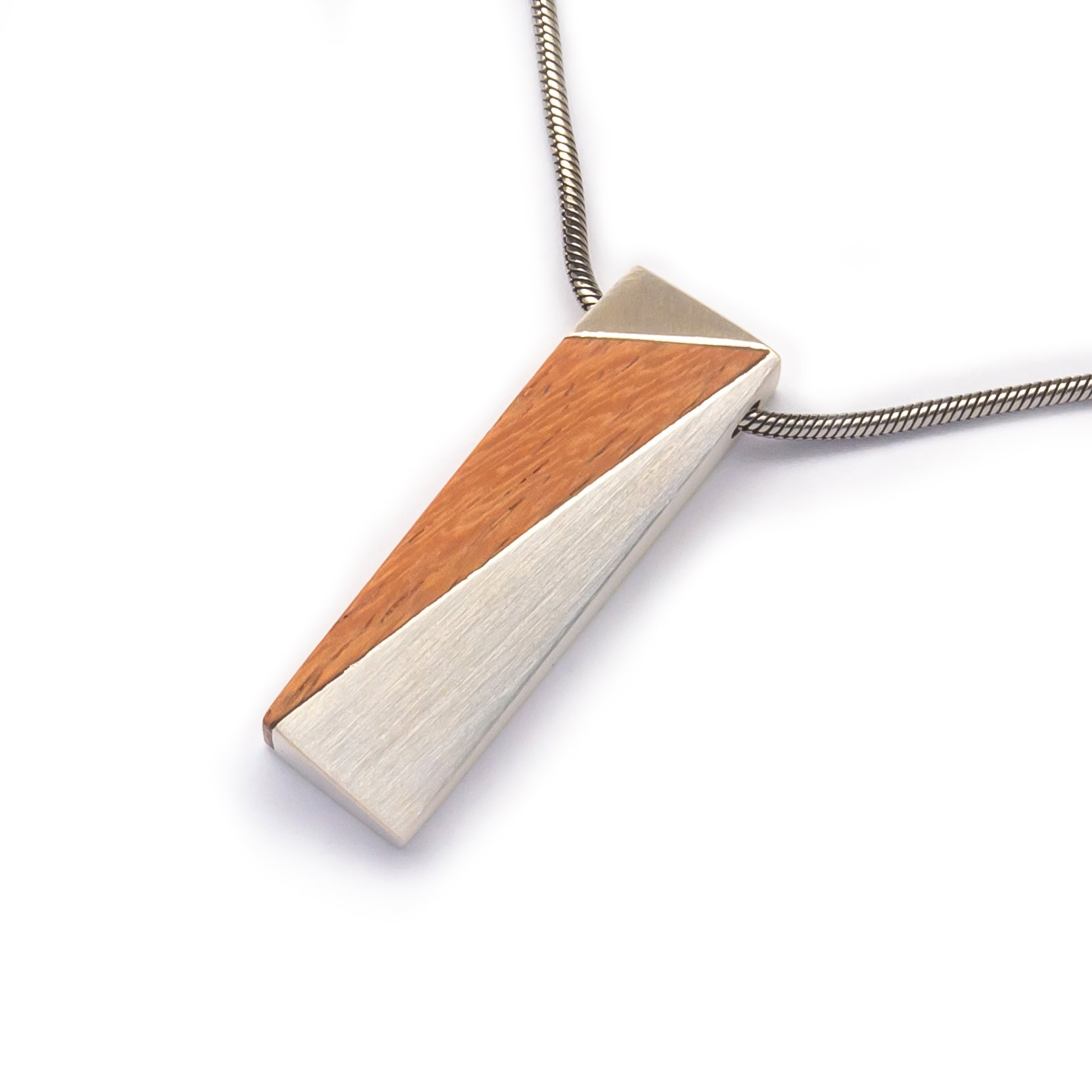 Rosewood Pendant with Sterling Silver - 4 Rosewood Pendant with Sterling Silver - 4